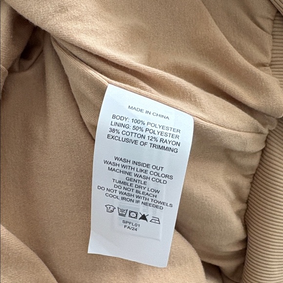 Quince Hooded Sherpa Jacket in Camel - Picture 8 of 12